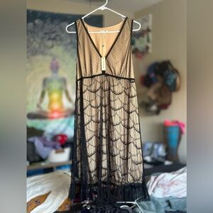NWT Max Studio Sheer Midi Dress - Size Medium